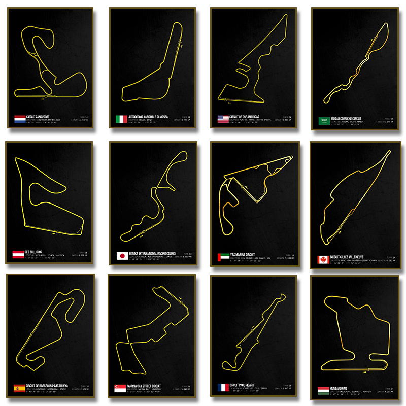 Home Barcelona - Affiche de piste de Circuits de