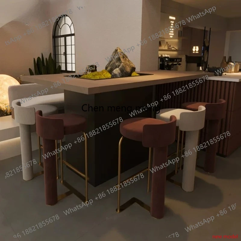 Home Bar Stools - h178 Chaise de bar rétro médiévale,