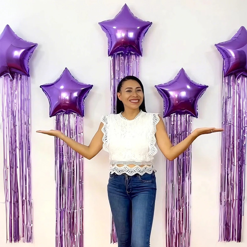 Home Bargains - Lot de 6 ballons étoiles à
