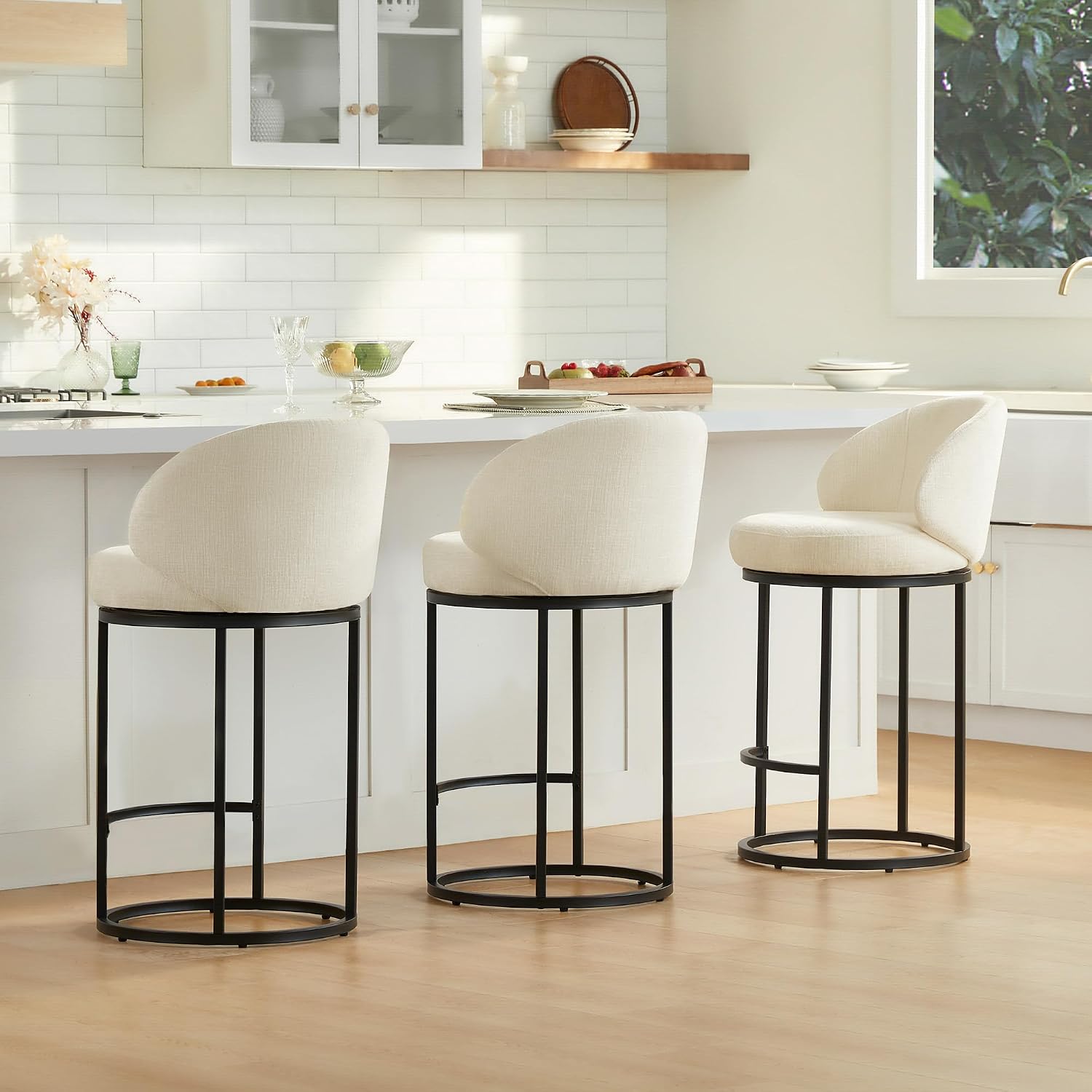 Home Bar Stools - Ensemble de 3 tabourets de bar