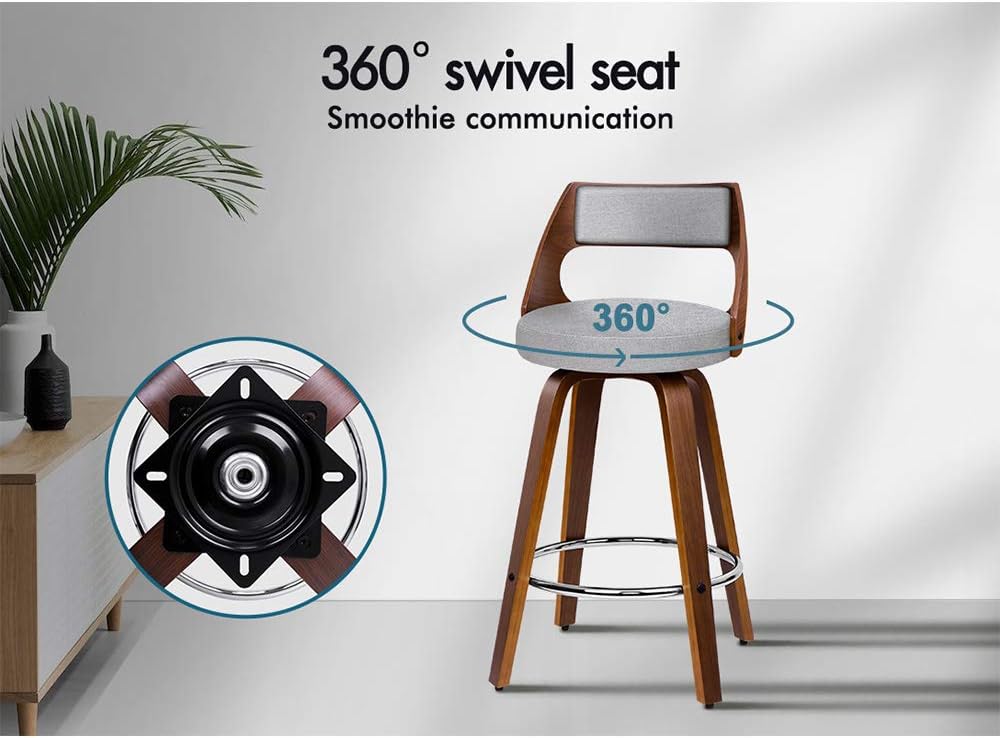 Home Bar Stools - avec repose-pieds et niveleurs de jambes