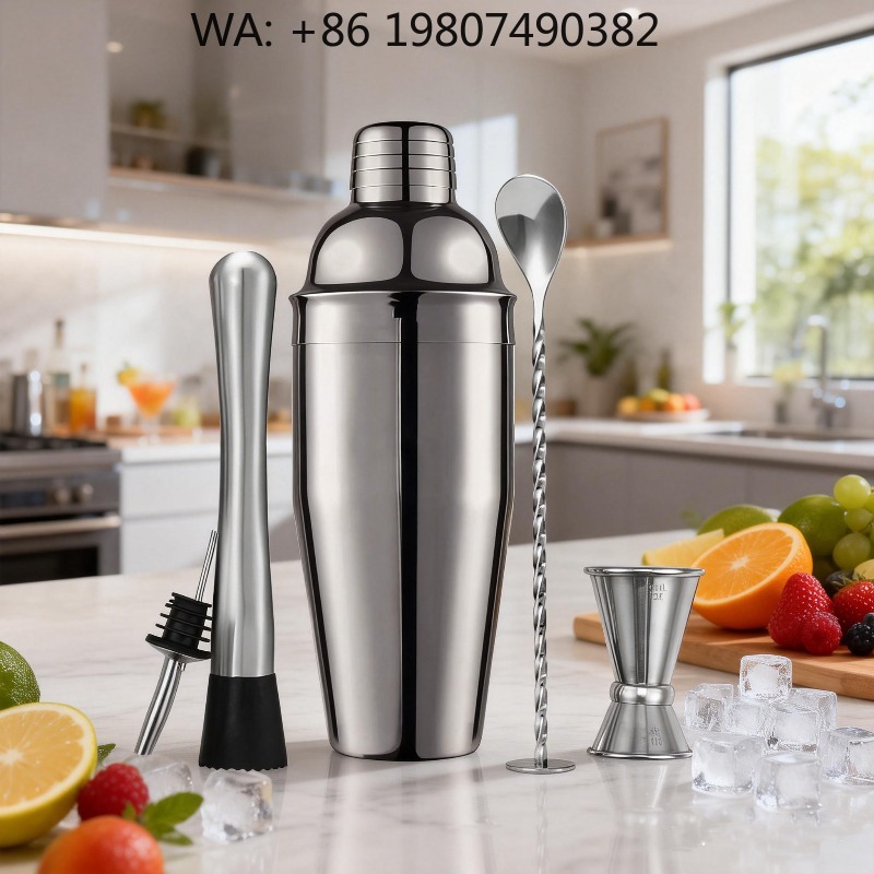 Boston Shaker Set - Kit de Barman 5 Pièces en