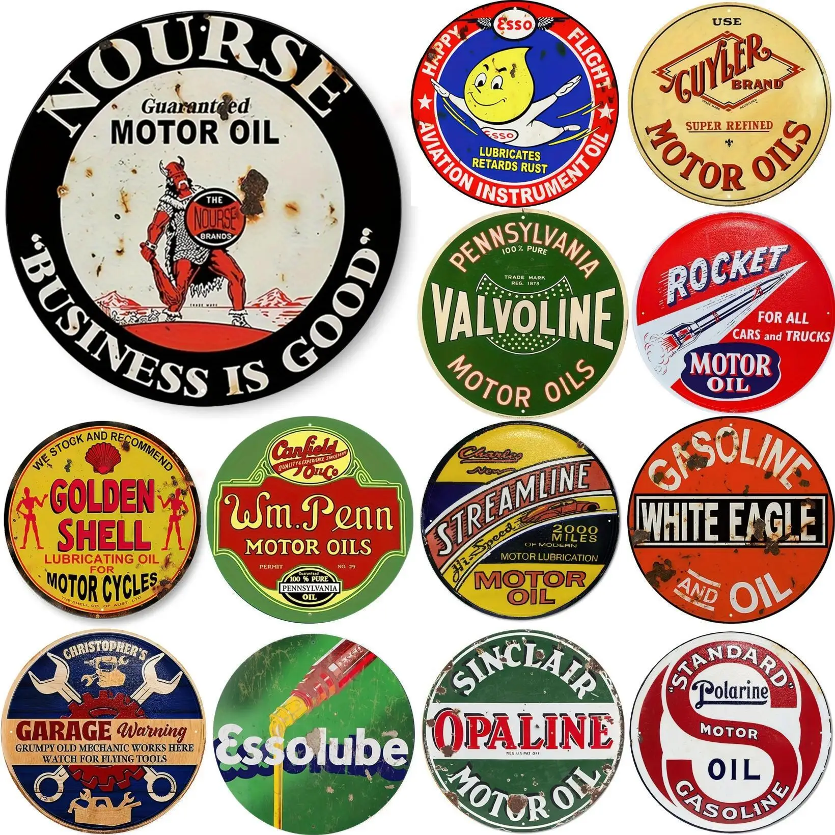 Panneau d'huile moteur Vintage - Home Bar And Restaurant avis et prix