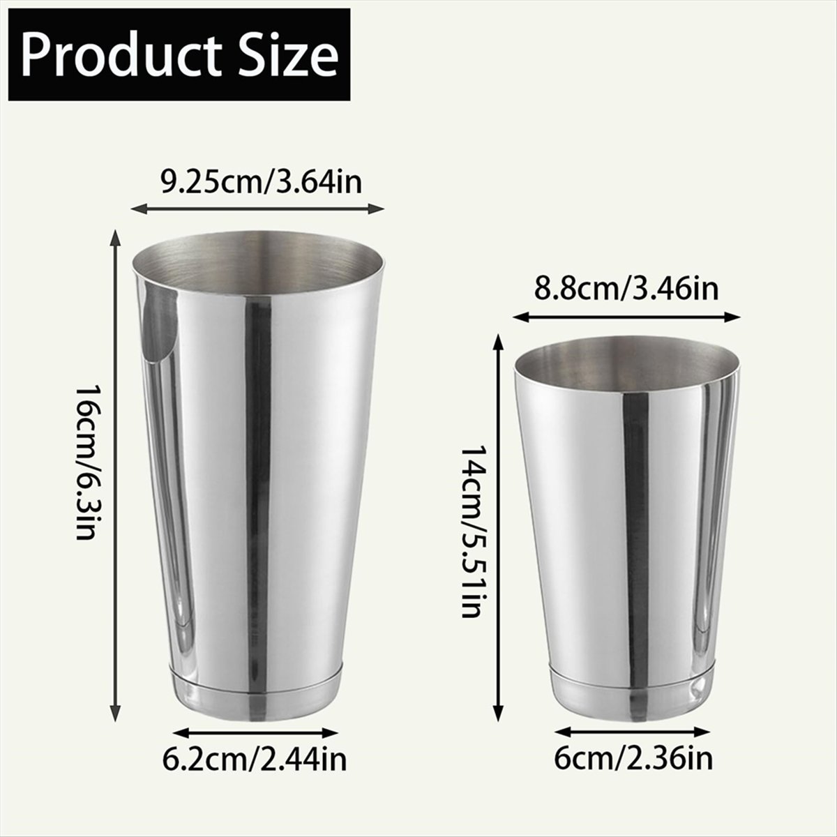 Ensemble de shaker à cocktails - Boston Shaker Set avis et prix