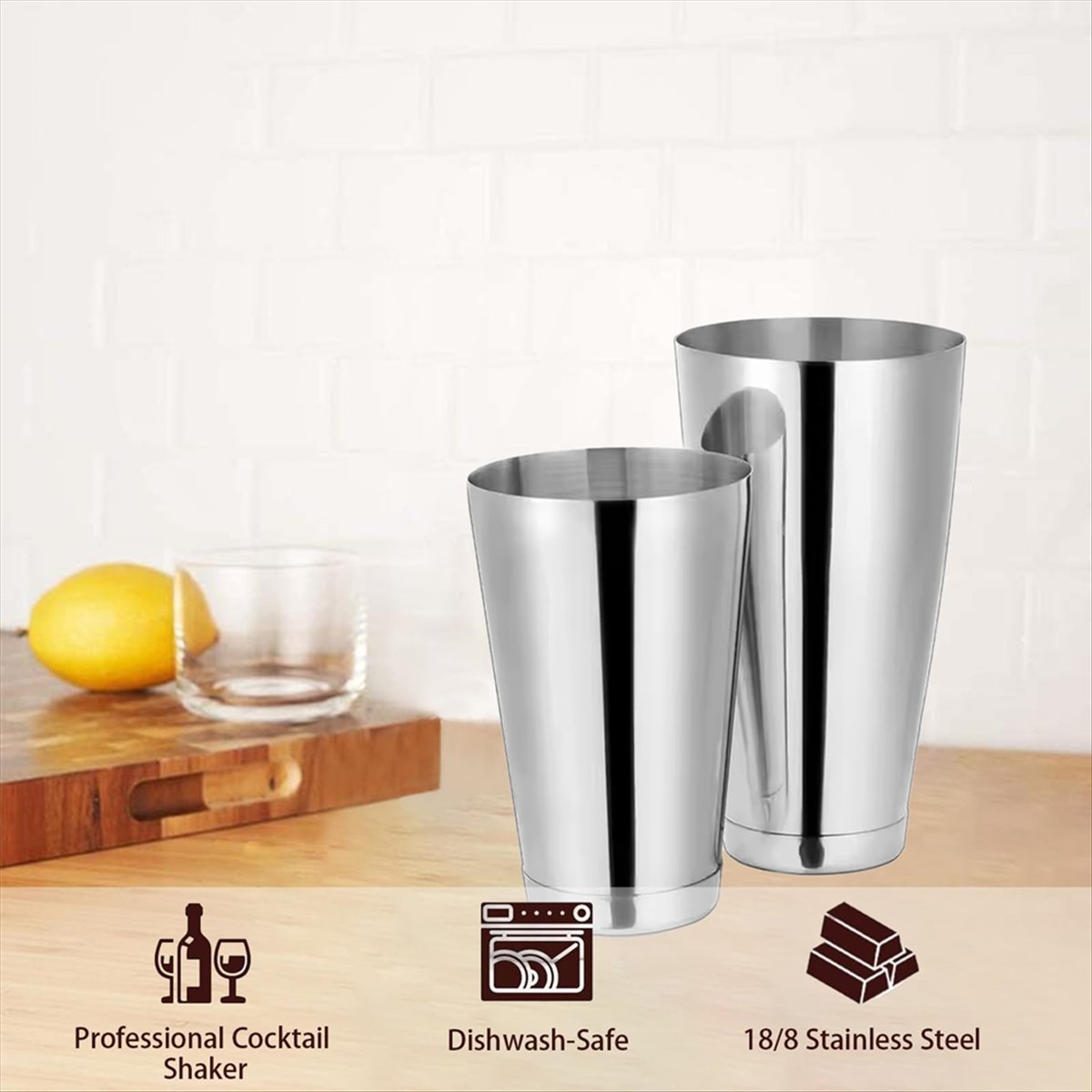 Ensemble de shaker à cocktails - Boston Shaker Set avis et prix