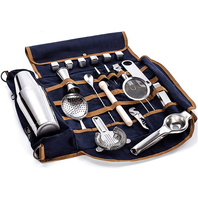Kit bartender 22 pièces : shak - Boston Shaker Set avis et prix