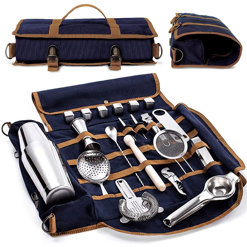 Kit bartender 22 pièces : shak - Boston Shaker Set avis et prix