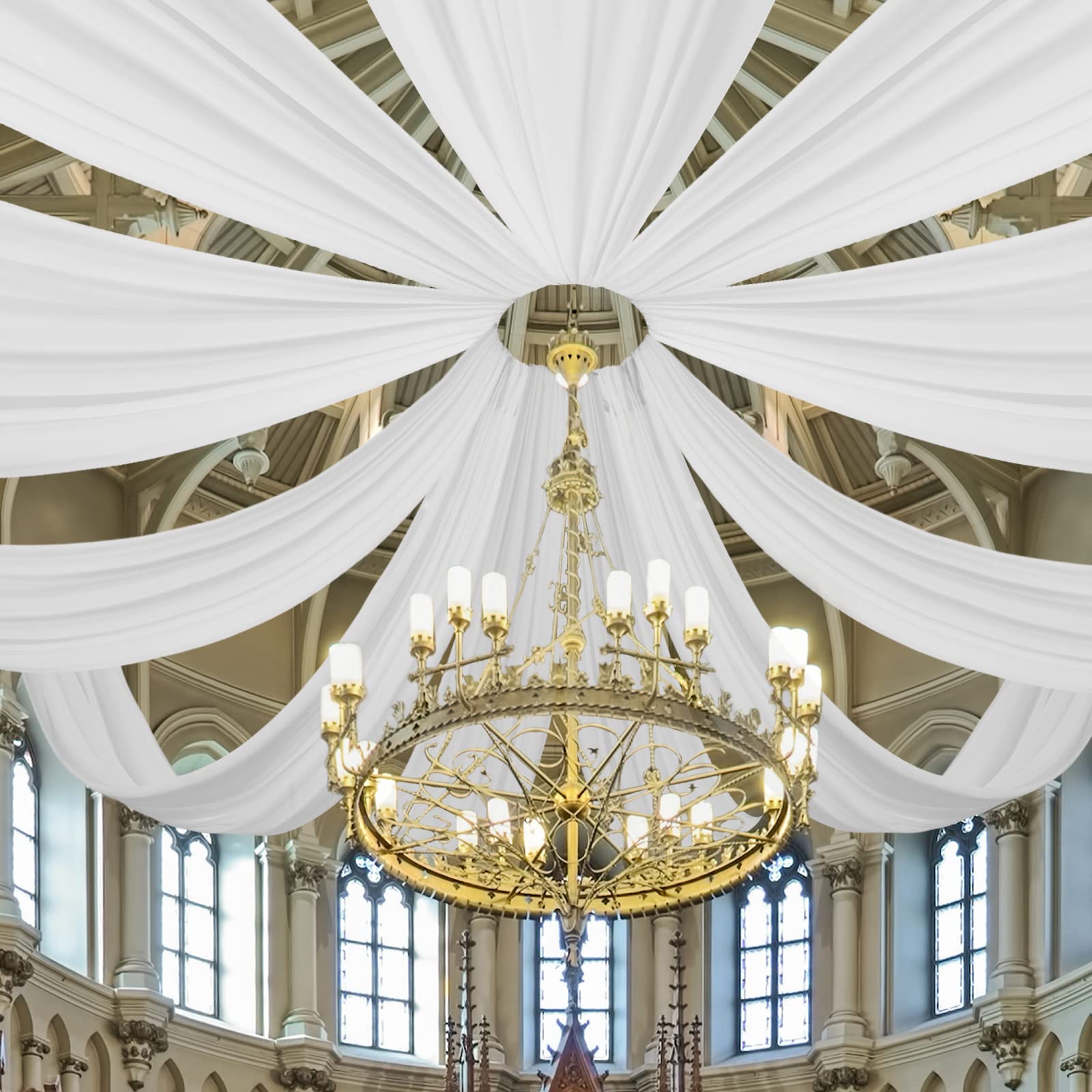 Arc de mariage plafond drapé t - Home Bargains avis et prix