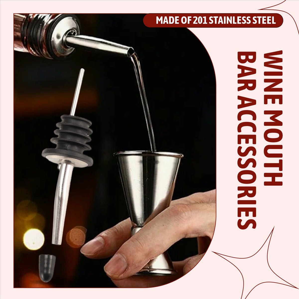 REST 6 pièces Becs verseurs en - Speed Pourer Cap avis et prix
